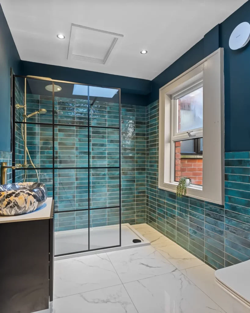 Apartment 2 shower room serviced accommodation renovation