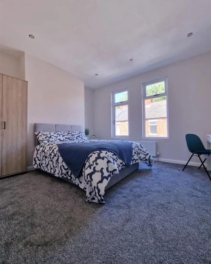 HMO bedroom 2 staged