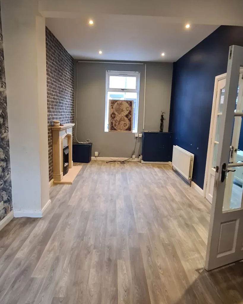 belfast HMO living room before work starts